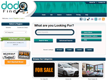 Tablet Screenshot of dodofind.com